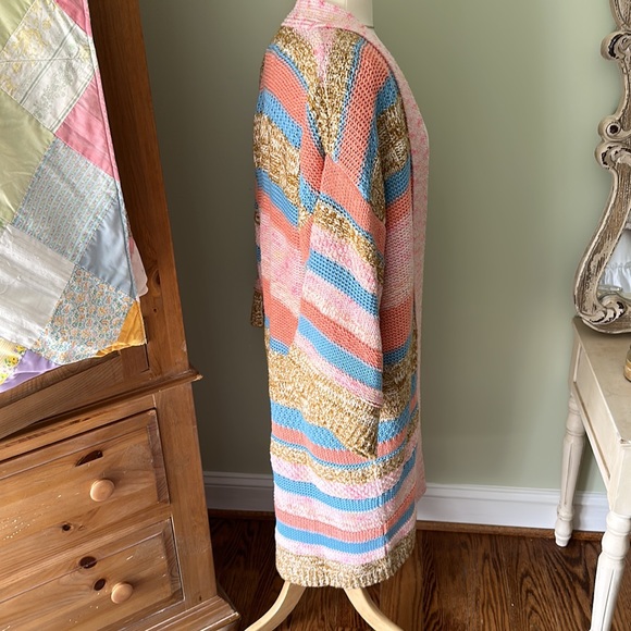 Anthropologie sweater duster🍑💙 - Picture 7 of 9